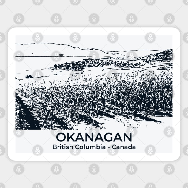 Okanagan - British Columbia Magnet by Lakeric